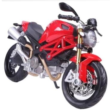 Imagem de Miniatura de moto escala 1/12 maisto, Ducati monster 696