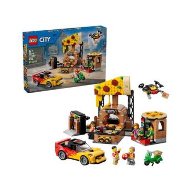 Imagem de LEGO City Entrega de Pizza com Veículos - 60496 494 Peças