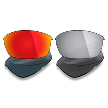 Imagem de Mryok 2 pares de lentes polarizadas de substituição para óculos de sol Oakley Flak Jacket – Opções