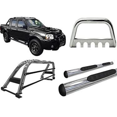 Imagem de KIT QUEBRA MATO+SANTO ANTONIO+ESTRIBO FONTIER ATÉ 2007 CROMO