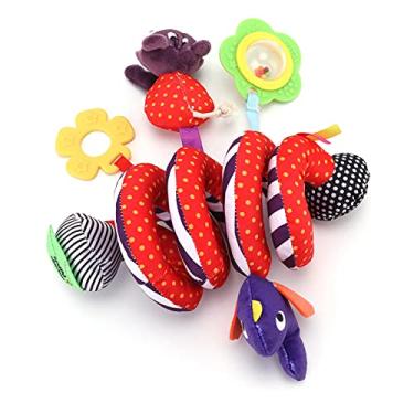 Imagem de Brinquedo de atividade em espiral, adorável brinquedo de carrinho de berço para assentos de carro para carrinhos de bebê (passarinho)