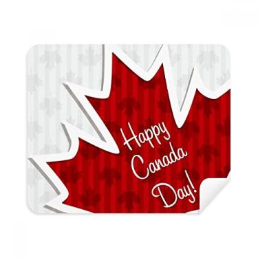 Imagem de Feliz dia do Canadá, 4 de julho, pano de limpeza de textura de bordo, 2 peças, tecido de camurça
