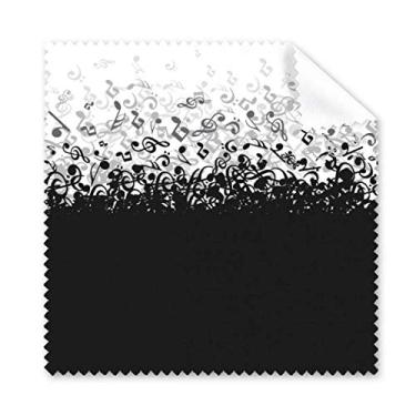 Imagem de Flappg — Pano de limpeza branco com notas musicais, 5 peças