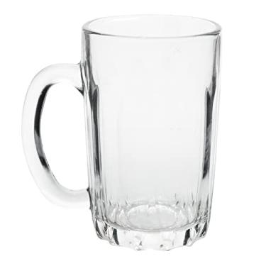 Imagem de Caneca de Chopp Cerveja de Vidro Grosso 330ml