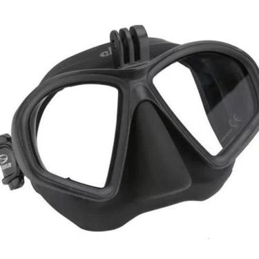 Imagem de Mascara Mergulho Click Com Suporte de Camera Câmera Seasub