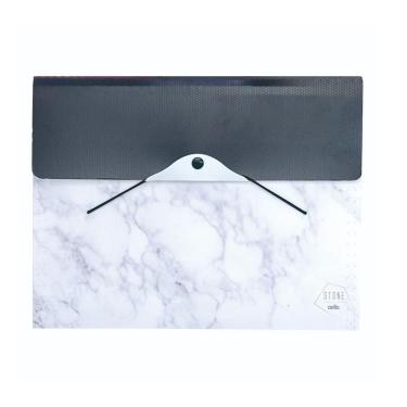 Imagem de Pasta Sanfonada A4 Dello Stone 12 Divisórias 6099 Preta