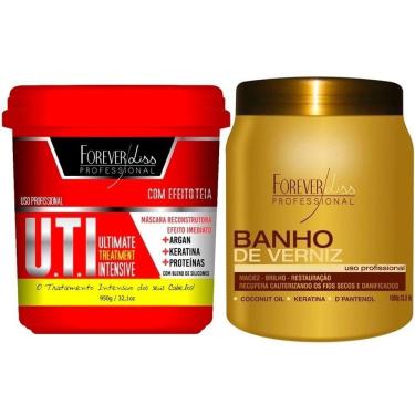 Imagem de Forever Liss Máscara Uti 950g + Banho De Verniz 1kg