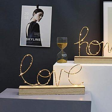 Imagem de Luzes de neon, placas de neon, formato exclusivo romântico para luz legal, arte de parede