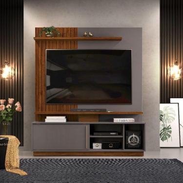 Imagem de Estante Home para TV até 55 Polegadas 1 Porta Atenas DJ Móveis