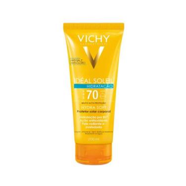 Imagem de Protetor Solar Corporal Vichy Idéal Soleil Hydra Soft Fps 70 200ml - D