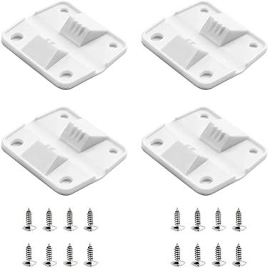 Imagem de prosocool Pacote com 4 dobradiças e parafusos de plástico de substituição compatível com coolers Coleman #6262-1141