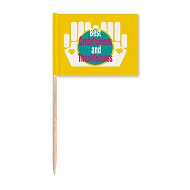 Imagem de Teacher Hardworking Thanksgiving Great Toothpick Flags Marker Topper Party Decoration