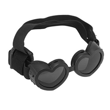 Imagem de Óculos de Proteção para Cães, óculos de Sol para Animais de Estimação, Proteção para Os Olhos, à Prova de Vento, Faixa de Cabeça Ajustável e Divertida para Animais de Estimação e Cães