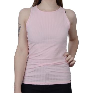 Imagem de Blusa Feminina Lunender Canelada Rosa Performace - 00358