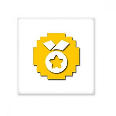 Imagem de Botão ChickenGo desenho animado Pixel jogo cerâmica azulejos para decoração de banheiro, azulejos de parede