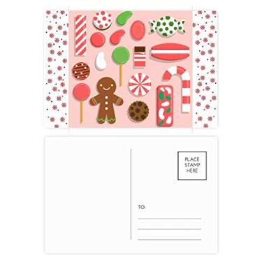 Imagem de Merry Christmas Infdhood Gift Pattern Christmas Christmas Flower Celebration Cartão Postal Blessing Mailing Card