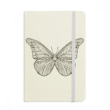 Imagem de Lindo caderno de desenho de animal de borboleta, capa dura oficial, diário clássico