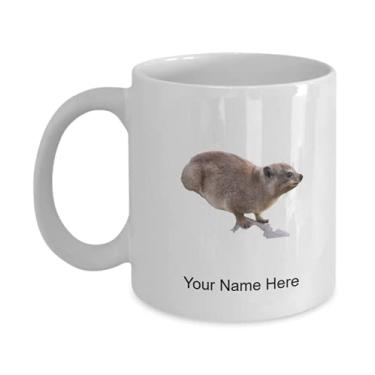 Imagem de Caneca personalizada Hyrax, xícara de café Hyrax, ideia de presente Hyrax, copo personalizado Hyrax, caneca personalizada Hyrax - caneca de café 325 ml