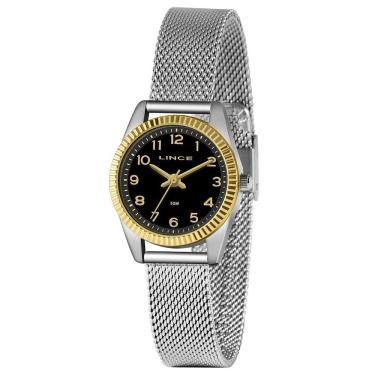 Imagem de Relógio Lince Feminino LRT4674L P2SX Pulseira Aço Mesh Prata