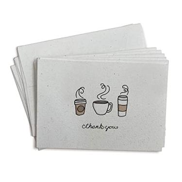 Imagem de Cartões de agradecimento Coffee Break - 24 cartões com envelopes