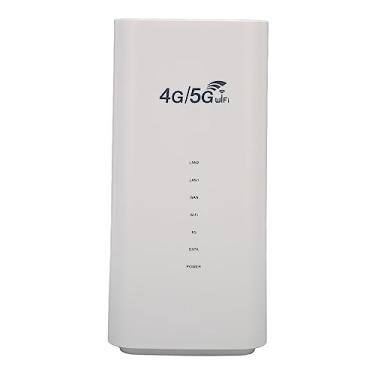 Imagem de Roteador 4G LTE, WiFi Desbloqueado 4G LTE Modem Roteador Com Slot para Cartão SIM, 4 Antenas e até 32 Usuários Roteador WiFi Sem Fio para Viagens Viagens (plugue americano)