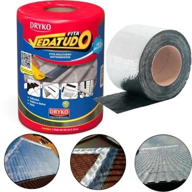 Imagem de Fita Vedatudo Cinza 20Cm Dryko Fvd20