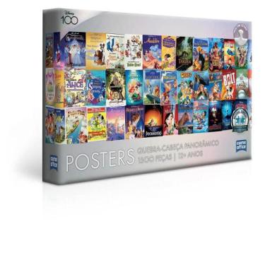 Imagem de Quebra Cabeça Disney Posters 1500 Peças - Toyster