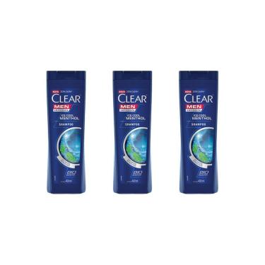 Imagem de Shampoo Clear 400ml Ice Cool Menthol-Kit C/3un