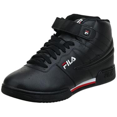Imagem de Fila Tênis masculino fashion F-13 M, Preto/branco/vermelho fila, 5.5 Big Kid