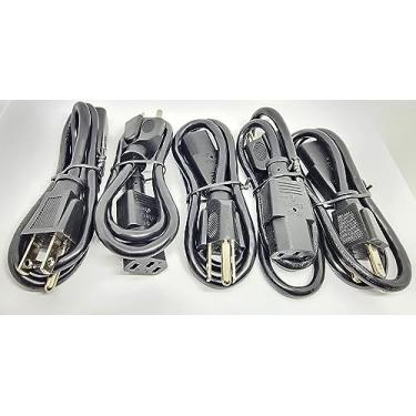 Imagem de PC Accessories - Cabo de alimentação universal Connectors Pro 5-PK de 6 cm - 60 cm IEC320 C13 para NEMA 5-15P, pacote com 5 CSA UL RoHS