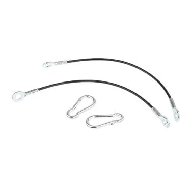 Imagem de 2 peças de cabo de polia de fitness substituição de corda de fio de aço extensão durável cabo de ginástica para equipamento de treino polia de