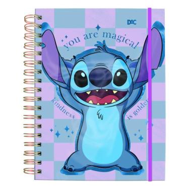 Imagem de Caderno Disney Stitch Smart 80 Folha Inteligente 90G Universitário Dac