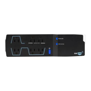 Imagem de ELAC Protek Protetor contra sobretensão inteligente de 6 tomadas/Condicionador de energia com Wi-Fi/Alexa