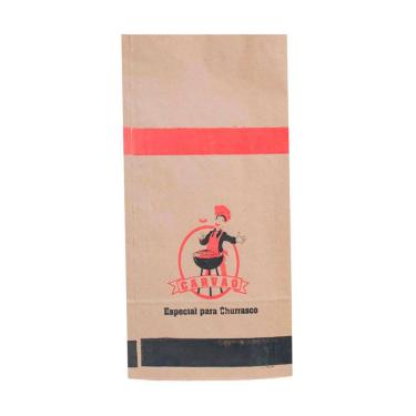 Imagem de Embalagem Kraft Para Carvão Com 125 Unidades