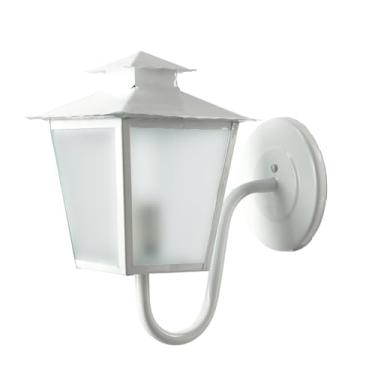 Imagem de Luminária Lustre Arandela Colonial de Parede Vidro Mini Boreal 15B (Branco)