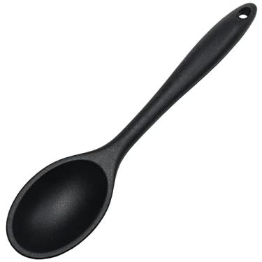 Imagem de Chef Craft Colher de silicone premium, 28 cm, preta