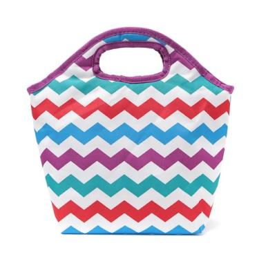 Imagem de Bolsa Térmica Feminina Lancheira Praia Escola Academia (Violeta)