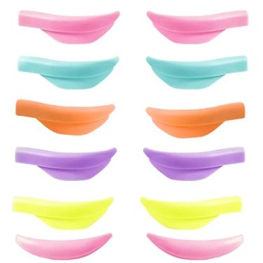 Imagem de Hastes permanentes de silicone para elevação de cílios, fita de elevação de cílios, ferramentas de maquiagem para levantamento de cílios, adesivo reutilizável e fita para salão de beleza (hastes de