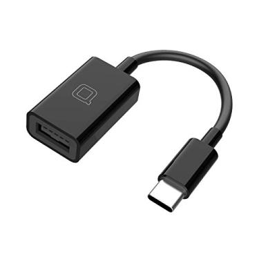 Imagem de nonda Adaptador USB C para USB, adaptador USB-C para USB 3.0, USB tipo C para USB, adaptador Thunderbolt 3 para USB fêmea OTG para MacBook Pro 2019, MacBook Air 2020, iPad Pro 2020, mais dispositivos tipo C (preto)