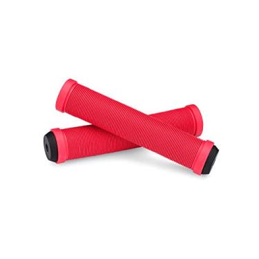 Imagem de 25NINE Ronin Grip Without Flange – Aderência de guidão sem flanela BMX Bike e Scooter com plugues de extremidade – Várias opções de cores, Vermelho