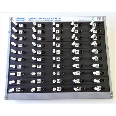 Imagem de SUPRIAUTO, Claviculário Porta Chaves Quadro Vigilante Para 50 Chaves