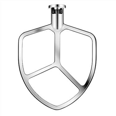 Imagem de Kainasch Batedeira Plana para KitchenAid de 5 Litros, Aço Inoxidável, Acessórios de Mistura, Lavável na Lava-Louças