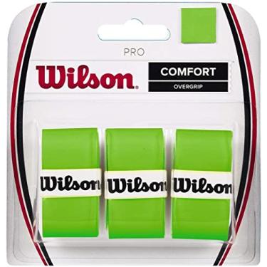Imagem de Fita para raquete de tênis Wilson Pro Overgrip Blade WRZ470810, verde, pacote com 3