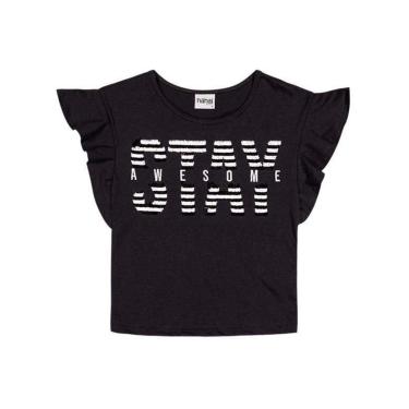 Imagem de Blusa Infantil, Verão, Detalhe Em Lantejoulas Reversíveis, Preto - Nanai-Feminino