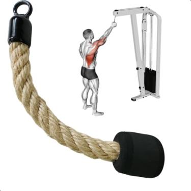 Imagem de Puxador Triceps Unilateral Musculação, Corda Pulley Crossover