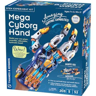 Imagem de Thames & Kosmos Mega Cyborg kit de experiência de mão | Construa sua própria mão hidráu...