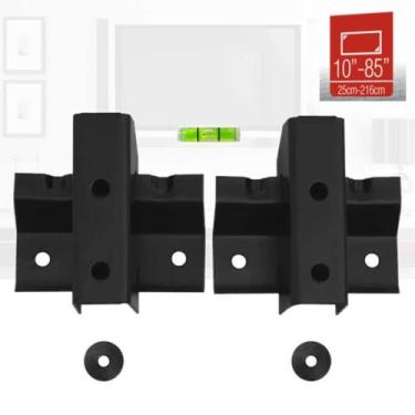 Imagem de Suporte de Parede Fixo TV Brasforma 10 a 85 polegadas Super Resistente