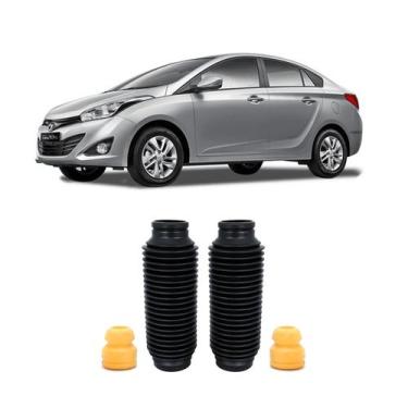 Imagem de Par Batente + Coifa Suspensão Dianteira HB20S 2013 2014 2015 - Auto Fl