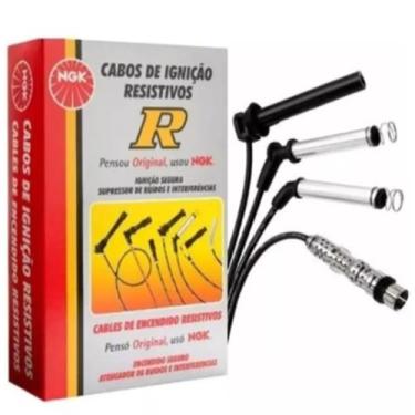 Imagem de Jogo Cabo De Ignição Corsa 1.0 / 1.6 - Ngk Scg79, Preto