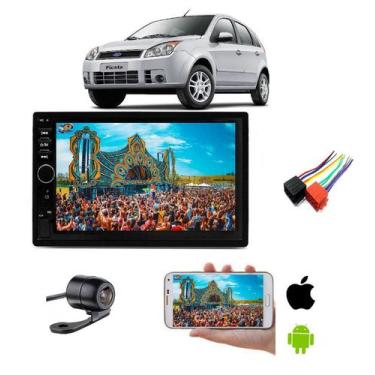 Imagem de Mp5 Central Multimidia Moldura 2 Din Fiesta 2009 2010 2011 2012 + Came